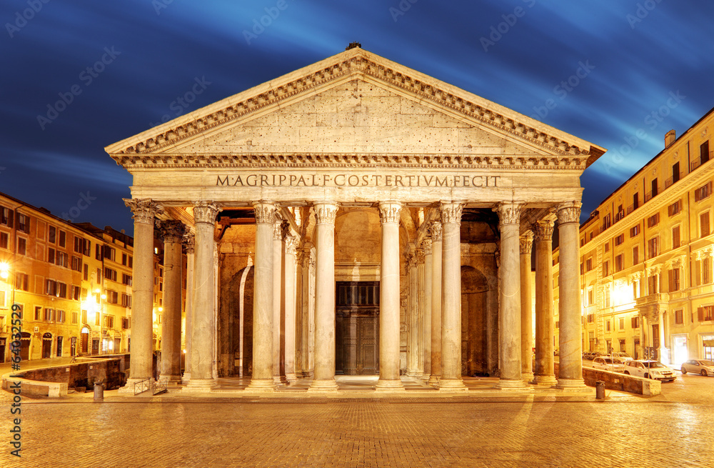 Rome - Pantheon at night