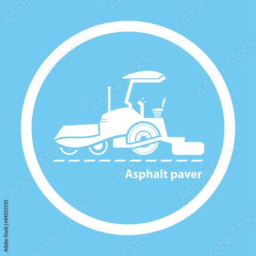 Wheel asphalt paver