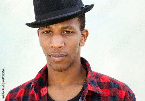 Trendy young man with hat