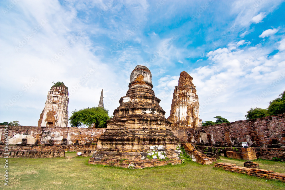 Pagoda at ayutthaya, thailand