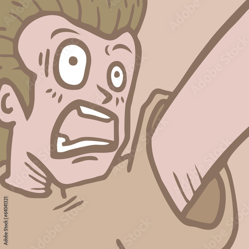 Comic face