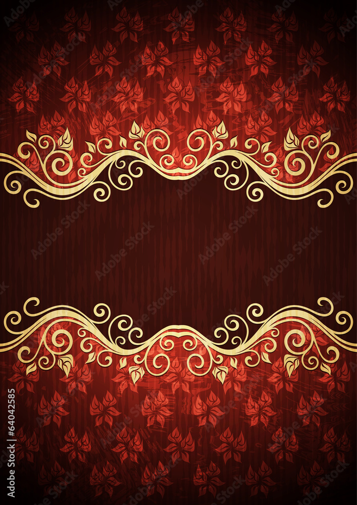 Abstract vector floral illustration. Abstract vector floral illustration.