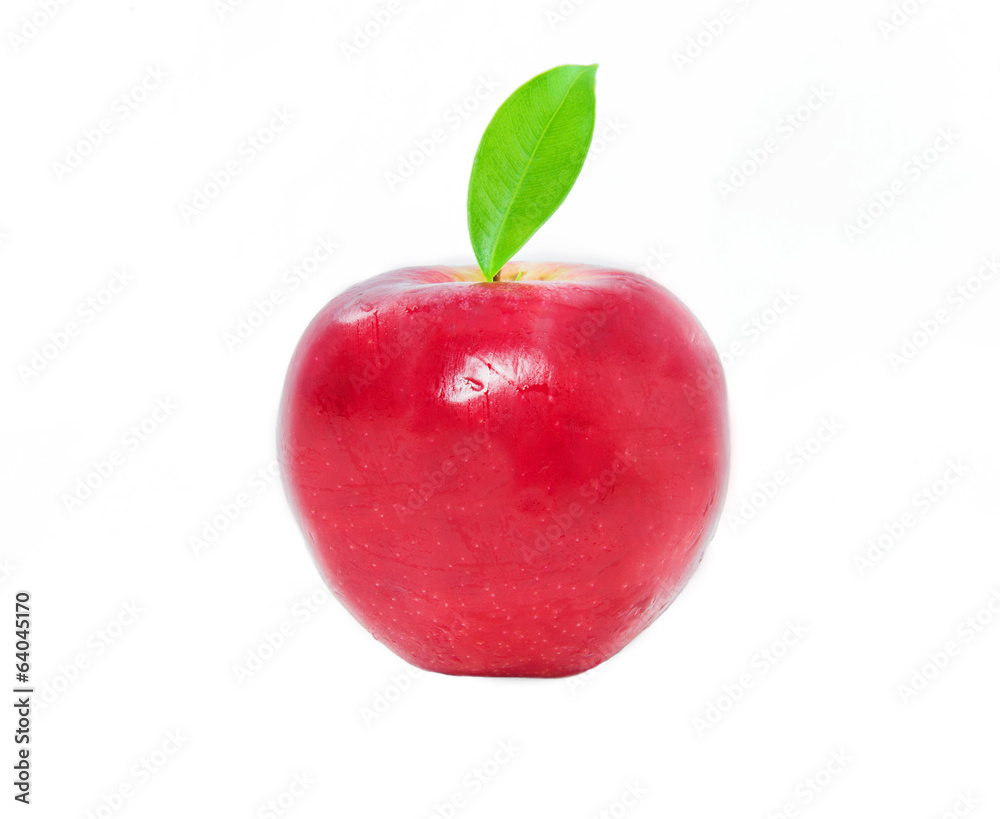 Fresh Red apple on white background Fresh Red apple on white background