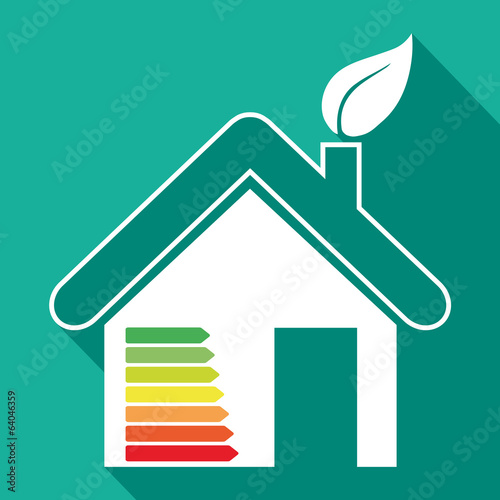 Logo maison énergie.