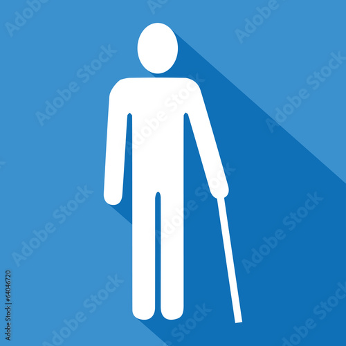 Logo personne handicapée.