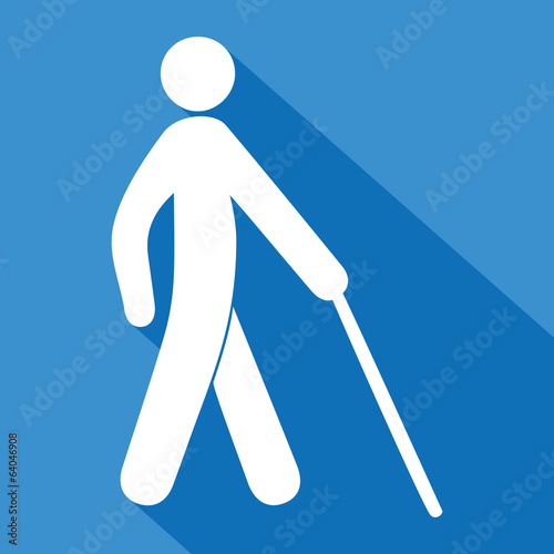 Logo personne handicapée.
