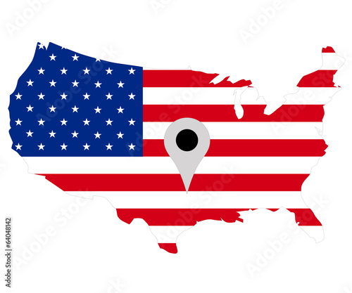 Carte des états unis