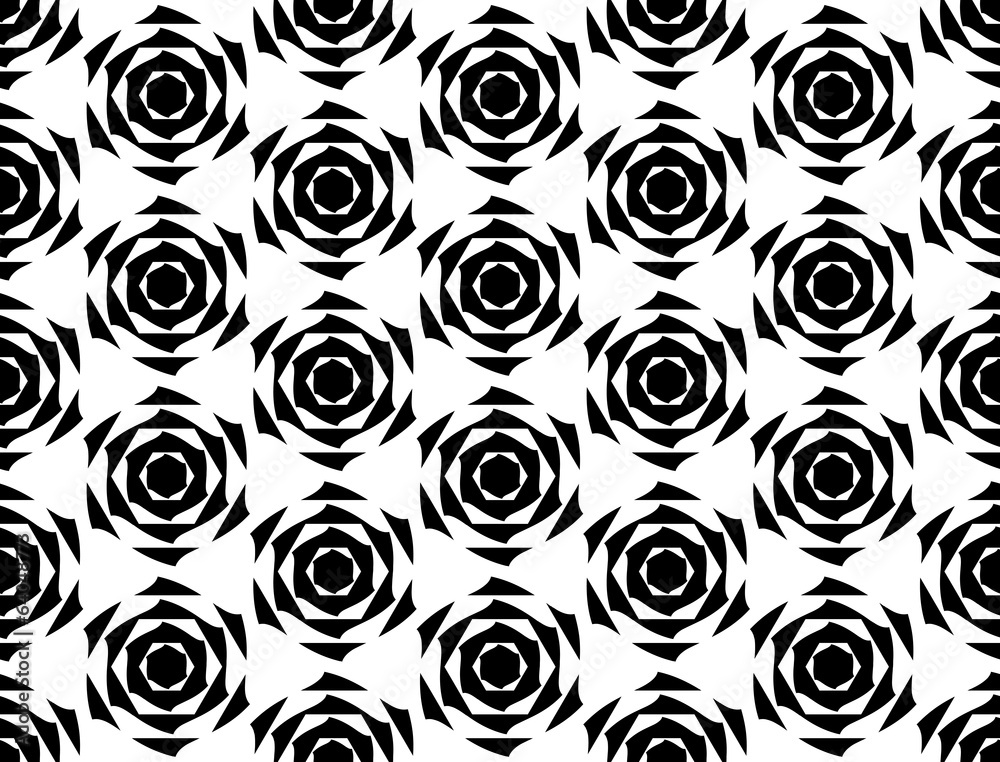 Design seamless monochrome diamond geometric pattern