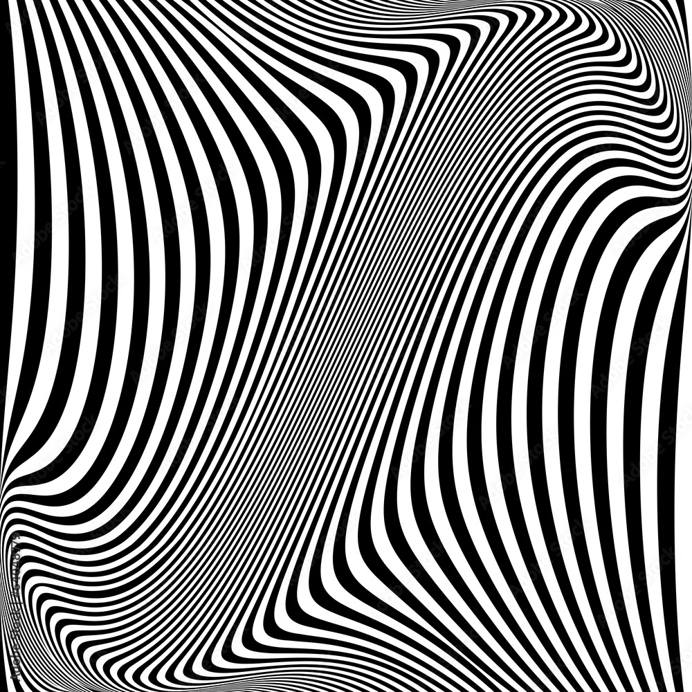 Design monochrome movement illusion background Design monochrome movement illusion background