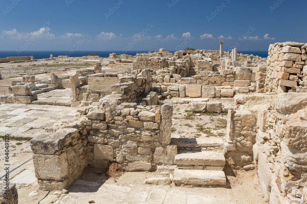 Vestiges de la basilique - site archéologique de Paphos