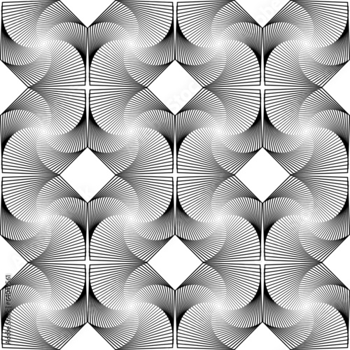 Design seamless monochrome decorative diamond geometric pattern