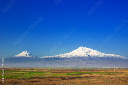 Mountain Ararat , Ararat valley , Armenia photo