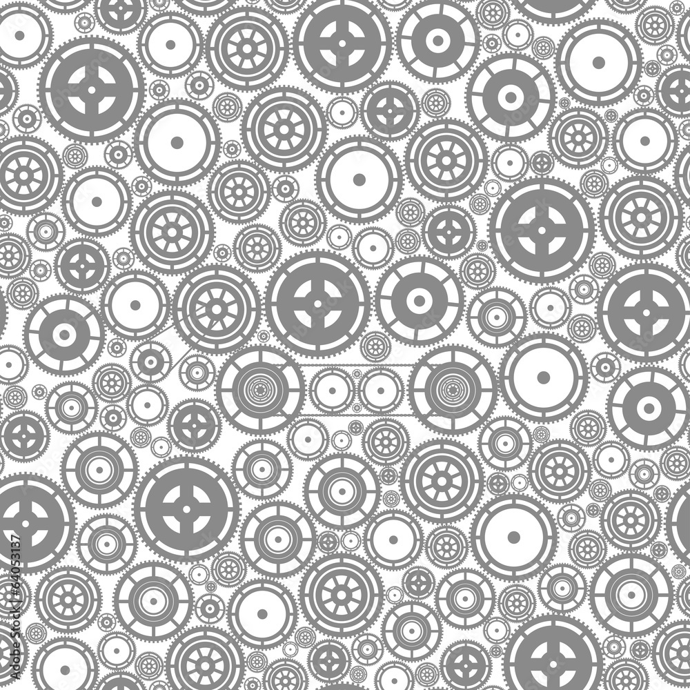 Seamless Cogwheel Pattern Seamless Cogwheel Pattern