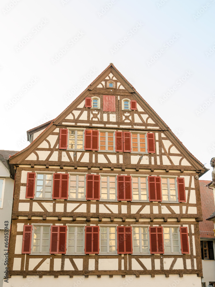 Street view of Tubingen old town, Germany Street view of Tubingen old town, Germany