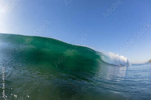 Ocean Wave Crashing Hollow Coastline