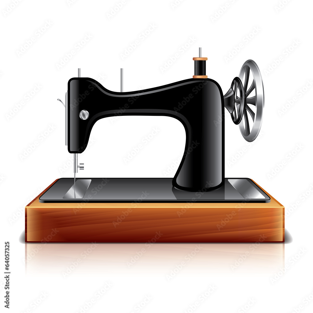 Sewing machine vector illustration