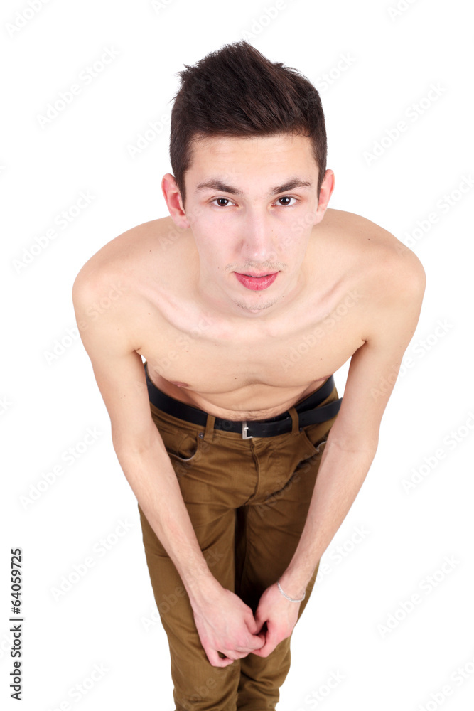 Naklejka premium Guy closeup