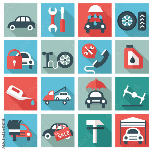 car service icons