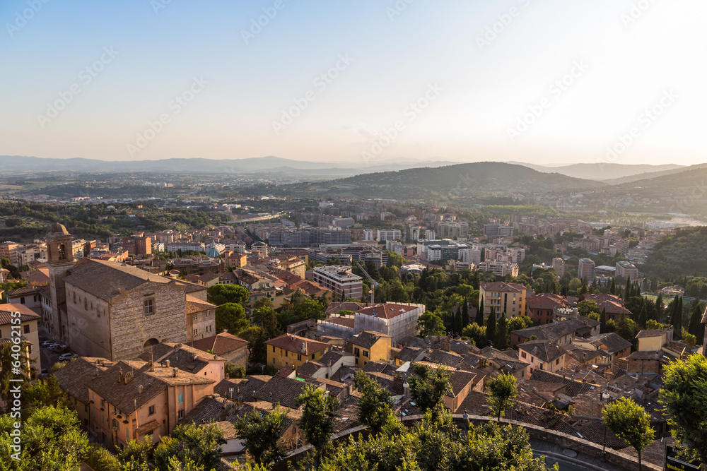Obraz premium old town of Perugia, Umbria, Italy