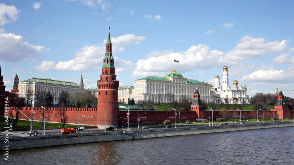 Moscow Kremlin in a summer sunny day, Russia Moscow Kremlin in a summer sunny day, Russia