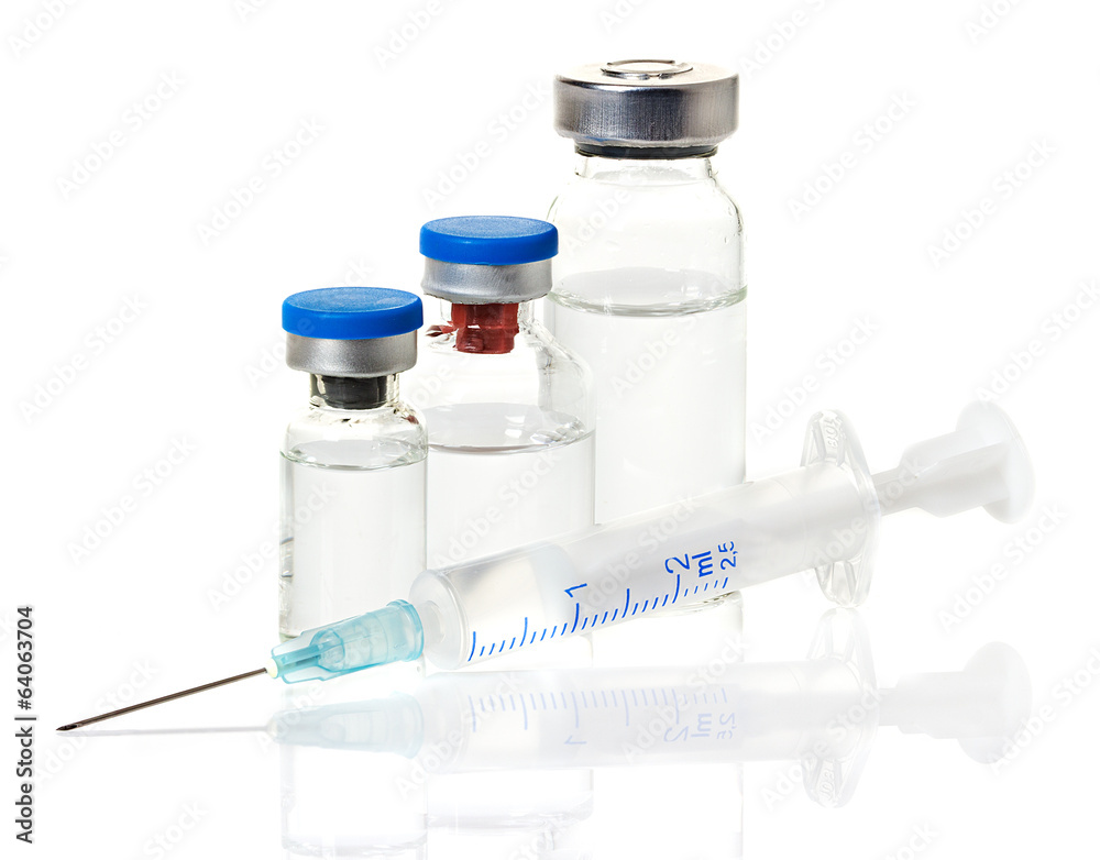 medical ampoule, vials, and syringes isolated medical ampoule, vials, and syringes isolated