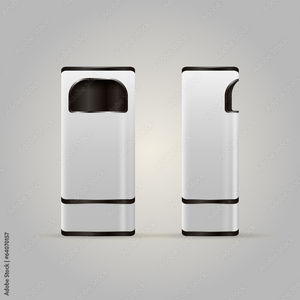 Illustration of dustbins Illustration of dustbins
