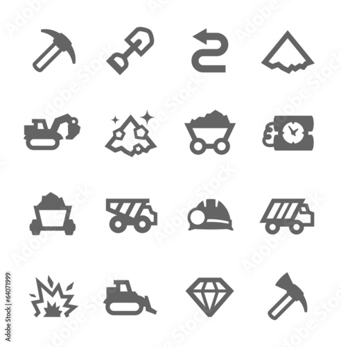 Mining icons