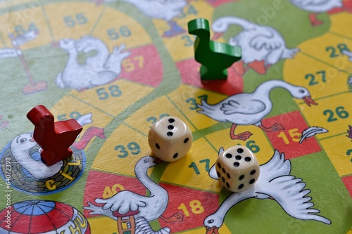 Children's table game Gooses