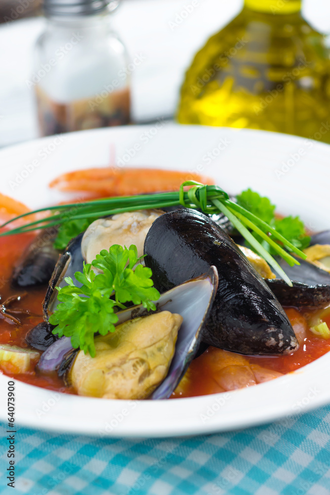 Seafood soup Seafood soup