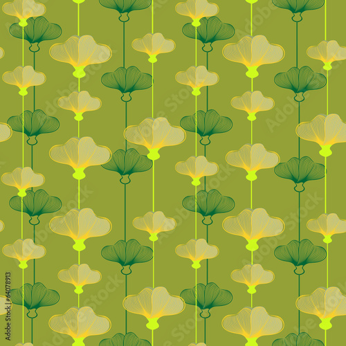 Pattern With Yellowcup Flowers