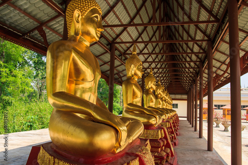 Bild auf Leinwand Golden Buddha