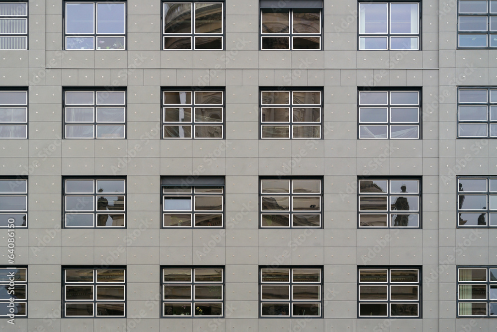 Windows of office buildings. Background.