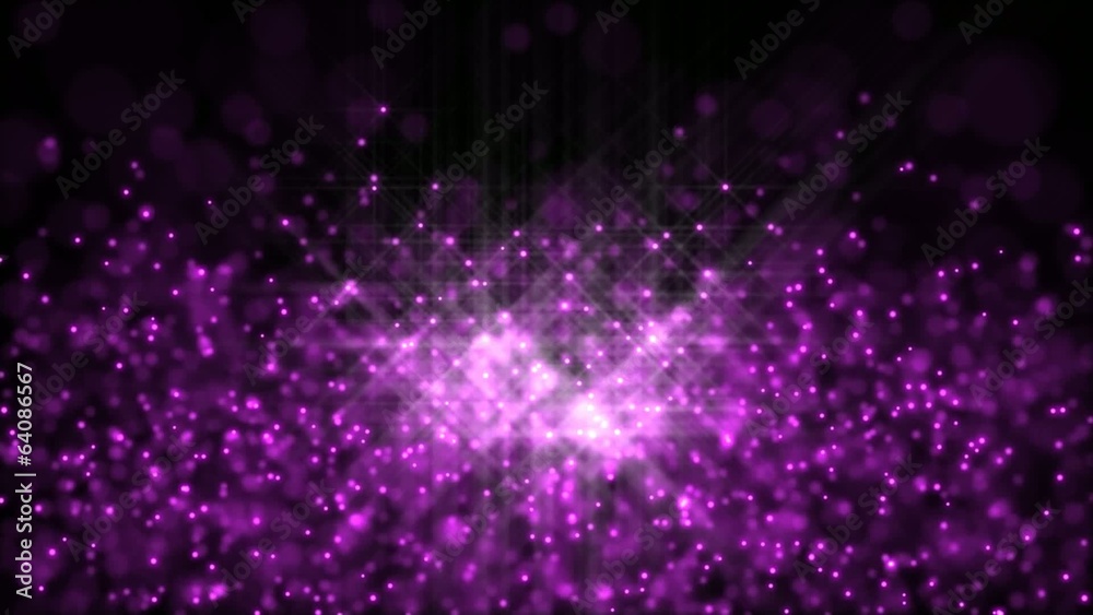 purple spherical particles fly purple spherical particles fly