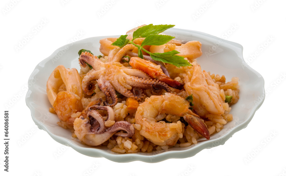 Rice with seafood Rice with seafood