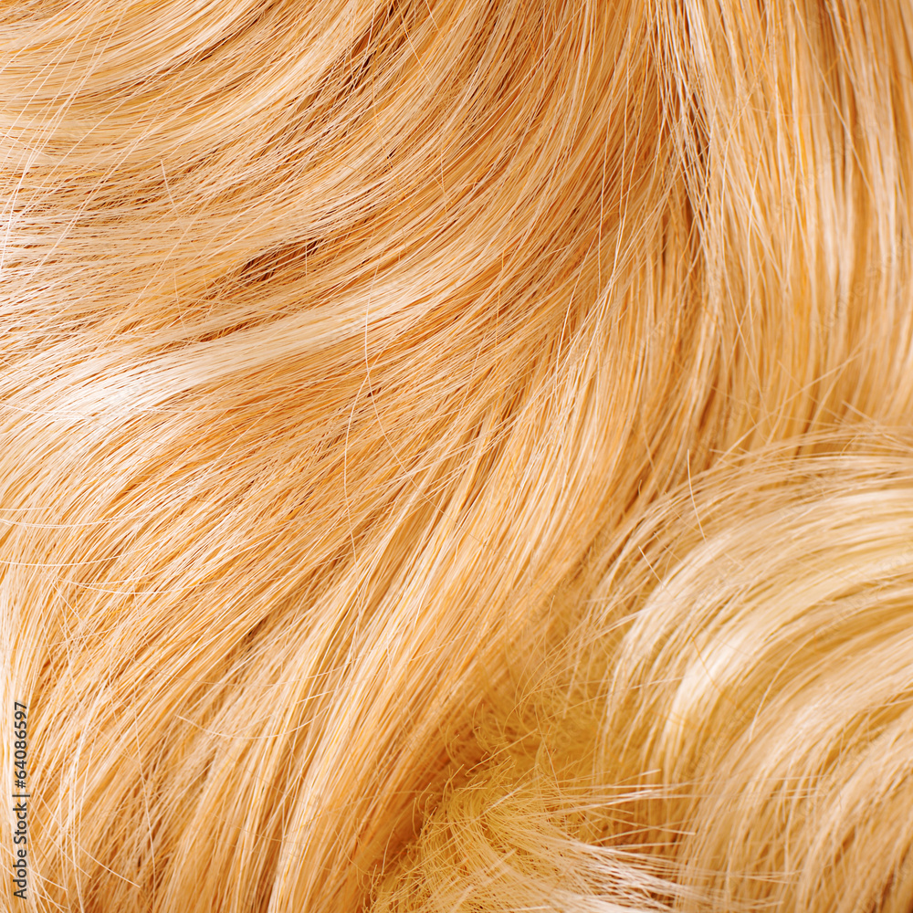 Naklejka premium Beautiful red hair as a background