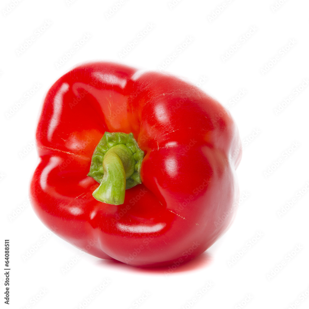 Fresh paprika isolated on white background Fresh paprika isolated on white background