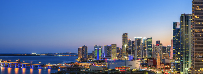 Panoramic view of Miami