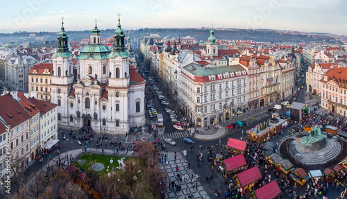 Photography View of Old Town square, Prague, Czech Republic