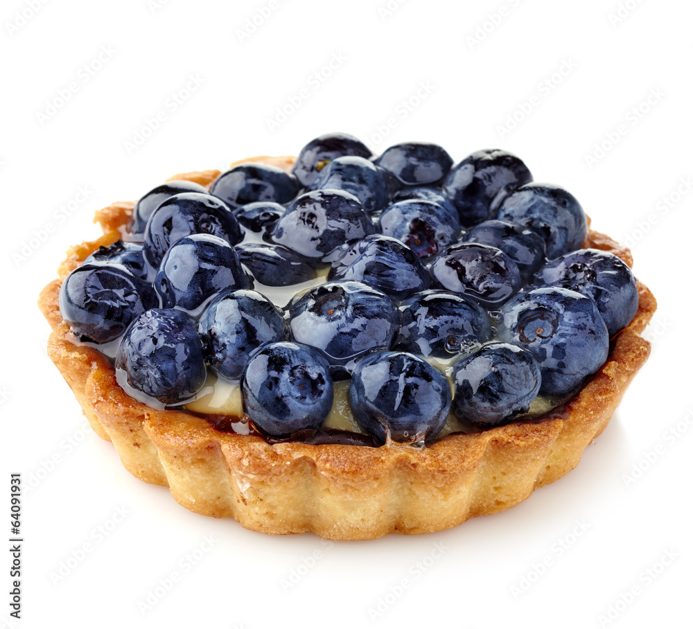 Blueberry tart - obrazy, fototapety, plakaty 