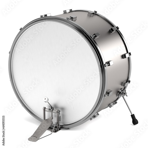 realistic 3d render of drum