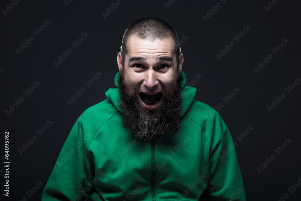 Obraz premium Screaming man