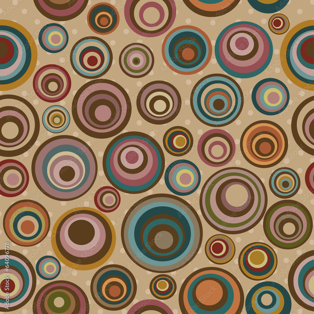 Seamless pattern with colorful circles Seamless pattern with colorful circles