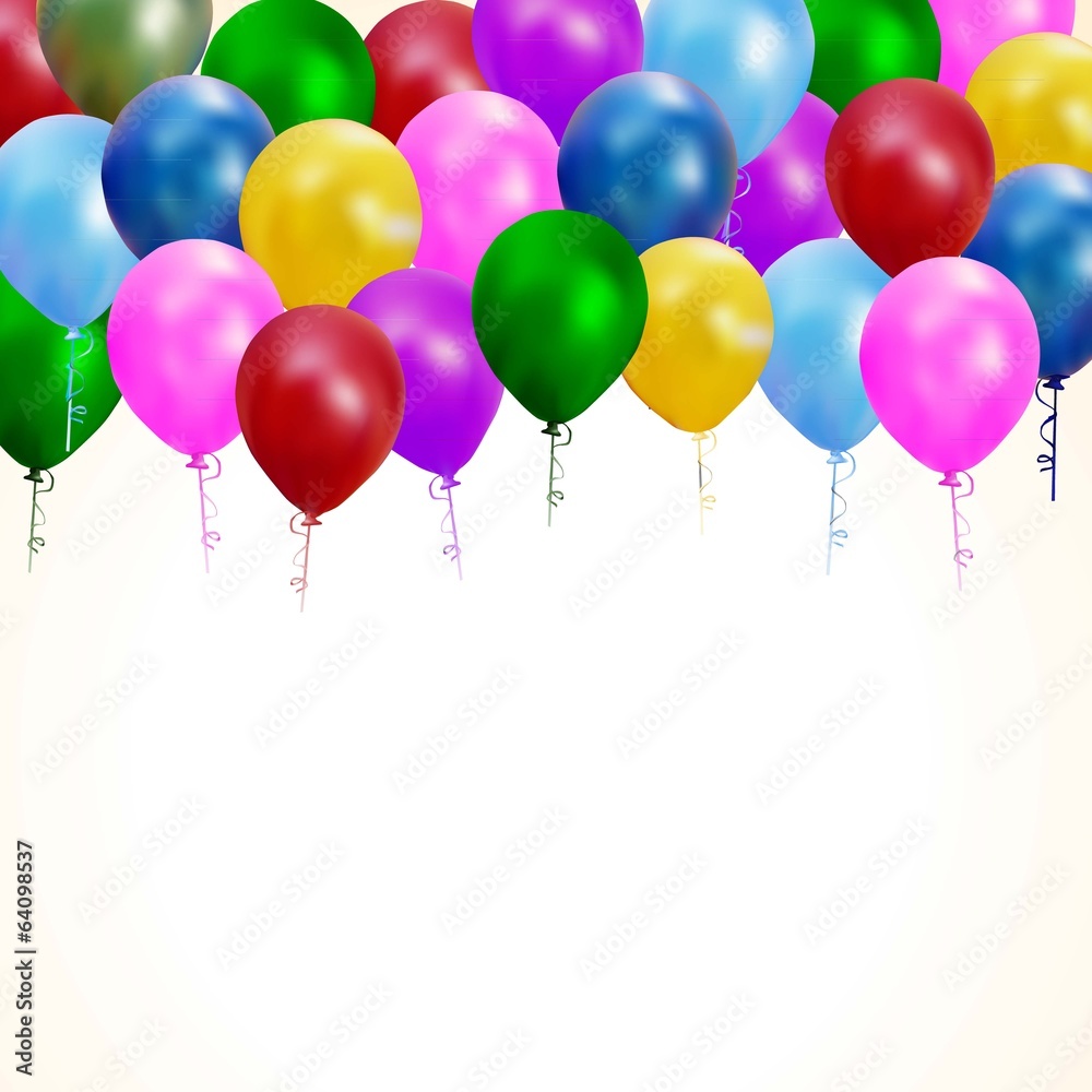 colored balloons