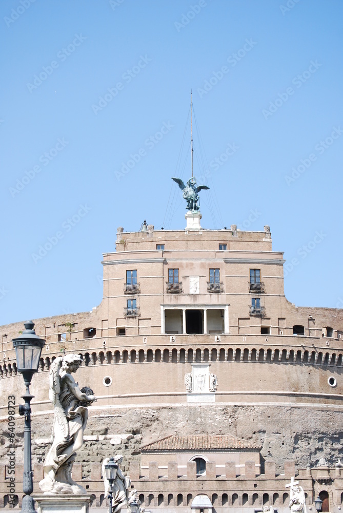 View of Castel Sant'Angelo Rome, Italy