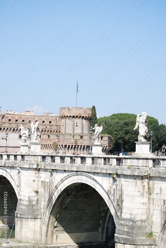 Ponte Sant'Angelo and Castel Sant'Angelo Ponte Sant'Angelo and Castel Sant'Angelo