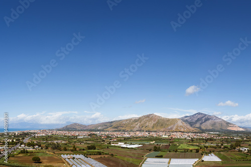 Foto panoramic view of mondragone