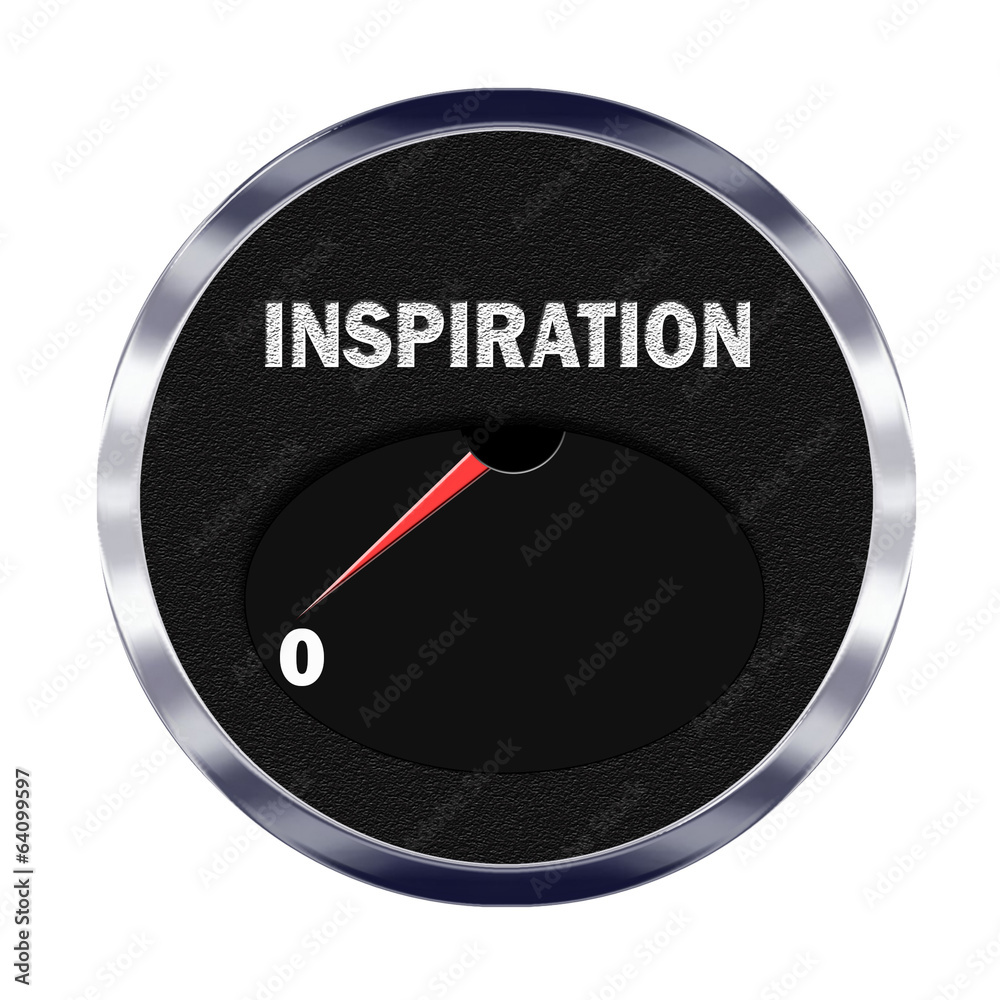 Inspiration meter reading zero Inspiration meter reading zero