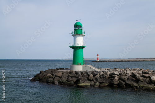 lighthouse in warnemuende (germany)