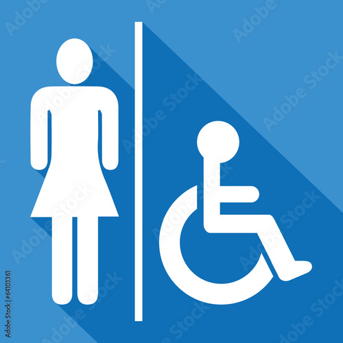 Logo toilettes femmes.