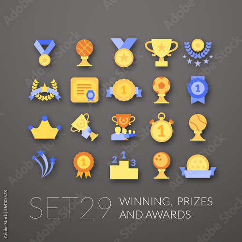 Flat icons set 29
